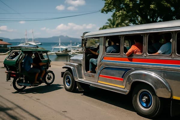 Philippines transport guide cover image — travel photography scene.
