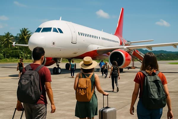 Low-cost airlines in Southeast Asia cover image — travel photography scene.