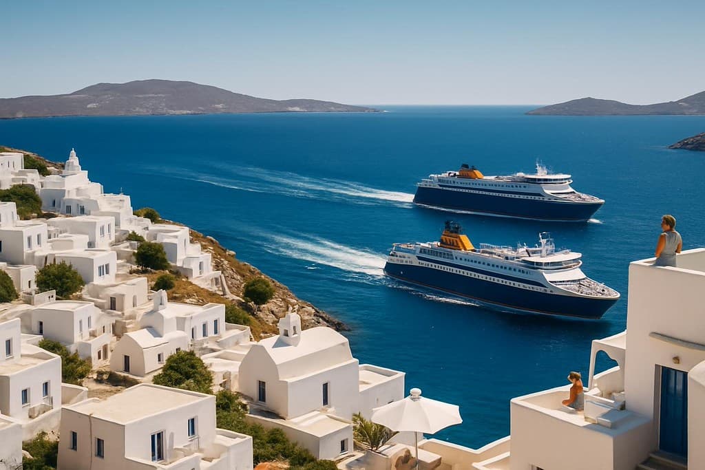 How to island-hop in Greece cover image — travel photography scene.