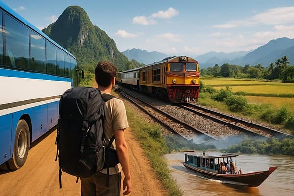 The Indochina loop - Thailand, Laos, Vietnam and Cambodia cover image — travel photography scene.