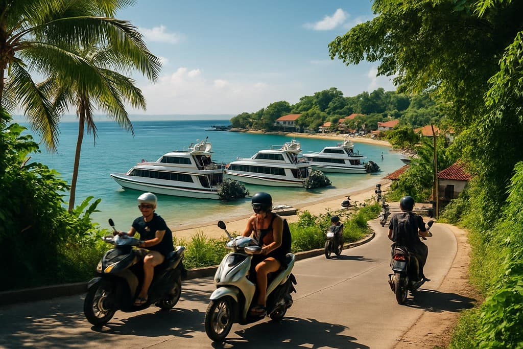 Bali transport guide cover image — travel photography scene.