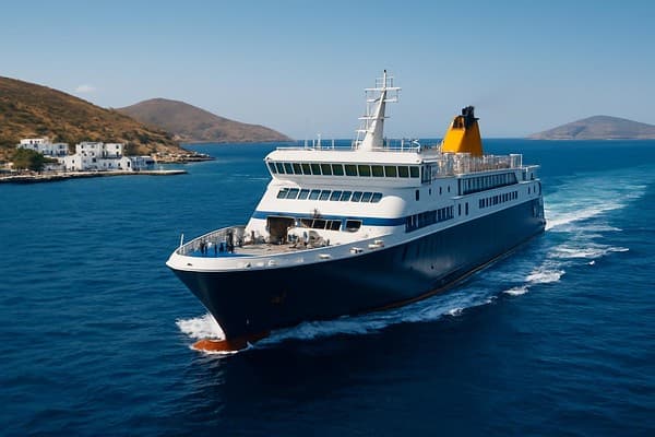 Greece ferry guide cover image — travel photography scene.