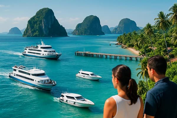 How to get to the Thai islands cover image — travel photography scene.
