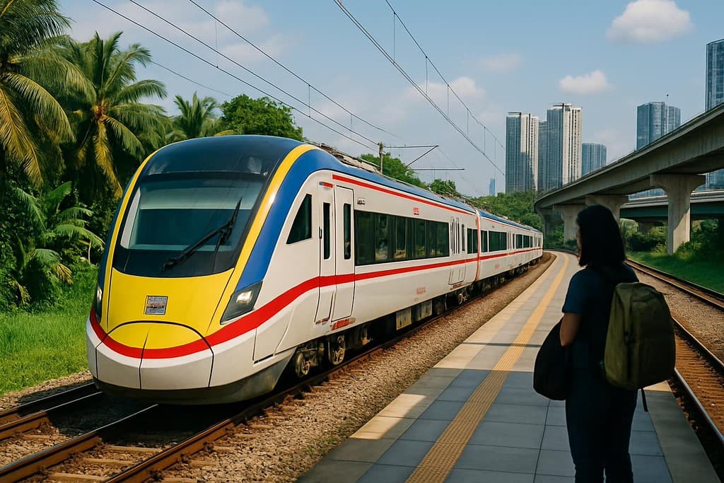 Malaysia transport guide cover image — travel photography scene.