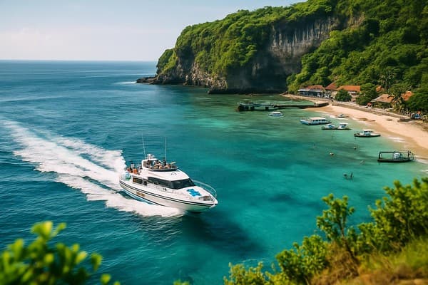 How to get to Nusa Penida cover image — travel photography scene.