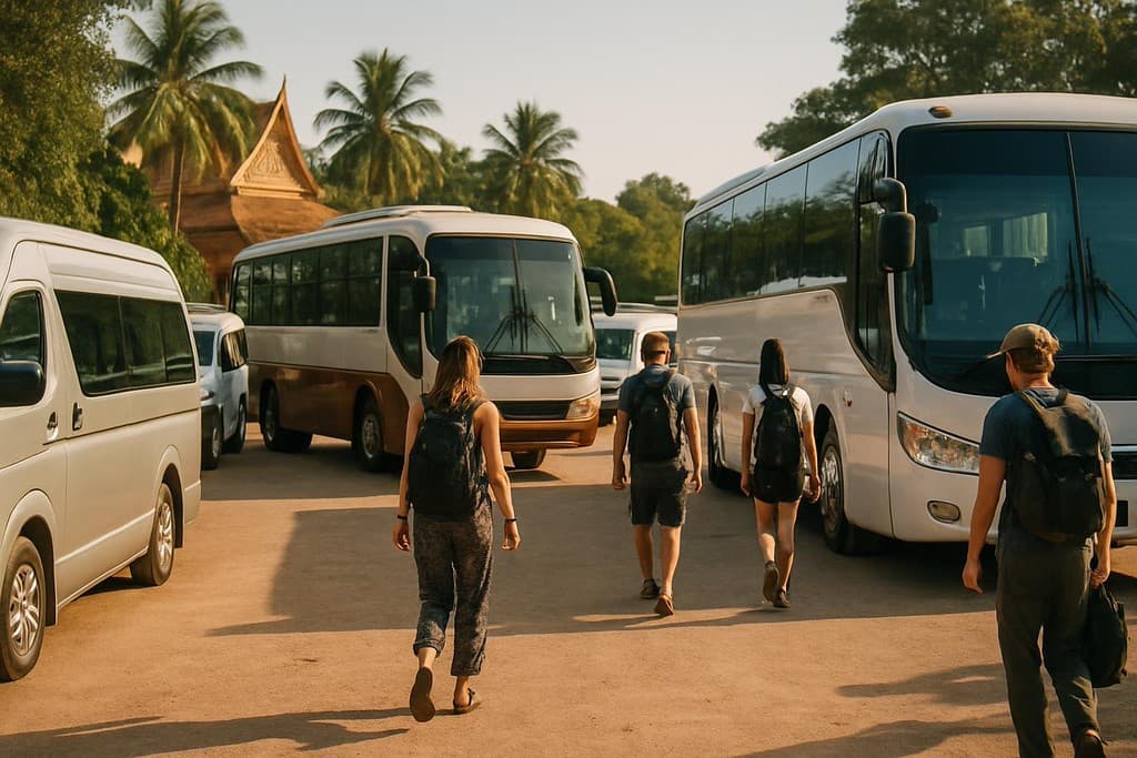 Siem Reap transport guide cover image — travel photography scene.
