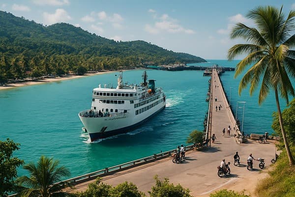 How to get to Koh Samui cover image — travel photography scene.